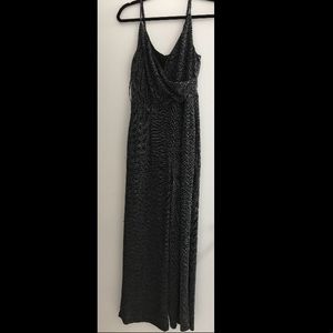 Black and Silver jumpsuit